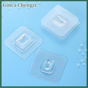 Ginca Double-Sided Adhesive Wall Hook Hanger Strong Transparent Wall Storage Sucker