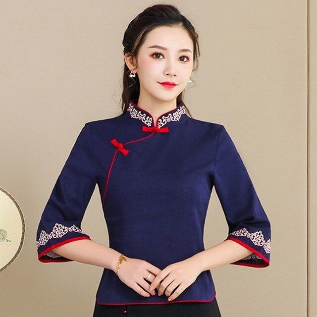 chinese blouses traditional