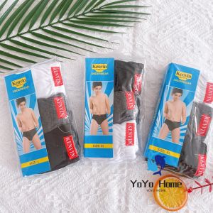 3in1 cotton&spandex random color briefs for kid’s boy underwear M-Xl (4-10years old)