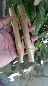 Pipa Once Kayu Motif Bambu Pring Petok