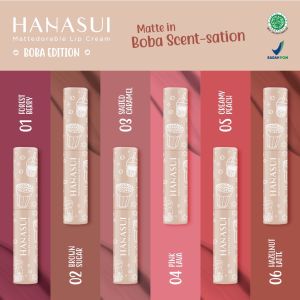 HANASUI Mattedorable Lip Cream 4gr | Boba Edition