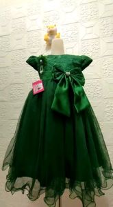 Dress Anak Perempuan/Gaun Pesta Brokat /Baju Ulang Tahun Anak Perempuan