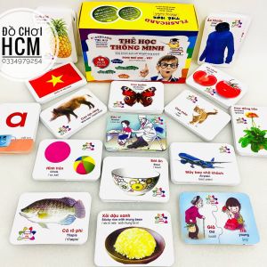 [16 CHỦ ĐỀ 416 THẺ] Bộ thẻ học Glenn Doman dạy bé nhận biết về Thế giới xung quanh kết hợp dạy Từ vựng Anh Việt