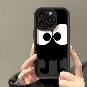 💗Internet celebrity trend+In stock+COD Black Briquettes Case For iPhone 16 PRO MAX iPhone 15 PRO MAX iPhone 13 PRO MAX Cover iPhone 6-6S iPhone 13 PRO iPhone X-XS iPhone 11 iPhone 12 PRO