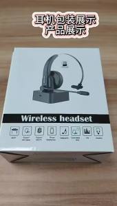 Noise-canceling Over-Ear Headphones 2.4G Bluetooth operator headset microphone USB Transmitter Set Single-sided Headset Sound Card