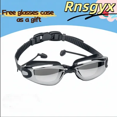 Swimming Goggles Myopia Swim Goggles Nearsighted Optical Swim Glasses Anti Fog UV Protection Waterproof with Diopter for Adults Kids