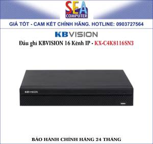 Đầu ghi KBVISION 16 Kênh IP - KX-C4K8116SN3