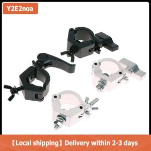 【Local shipping】 1 Piece Aluminium Truss Clamps 28-32mm Tube O Hook Stage Lighting Mount Bracket Fast Lock Lighting Clamp
