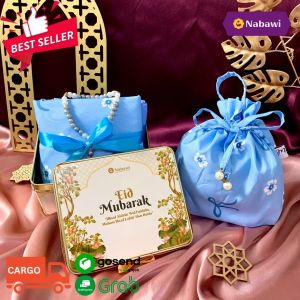 Hampers Gift Box Tin Idul Fitri Isi Mukena Dewasa Tasbih Hampers Lebaran Kado Ultah Pernikahan