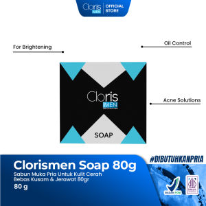 Clorismen Paket Termurah Clorismen Soap 80gr + SC Serum - Pembersih Atasi Jerawat dan Mencegah Penuaan Dini