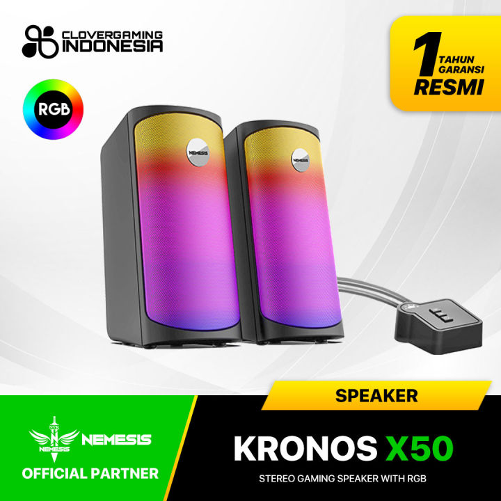 Nyk Nemesis X50 Kronos Rgb Dual Mode Gaming Speaker Lazada Indonesia