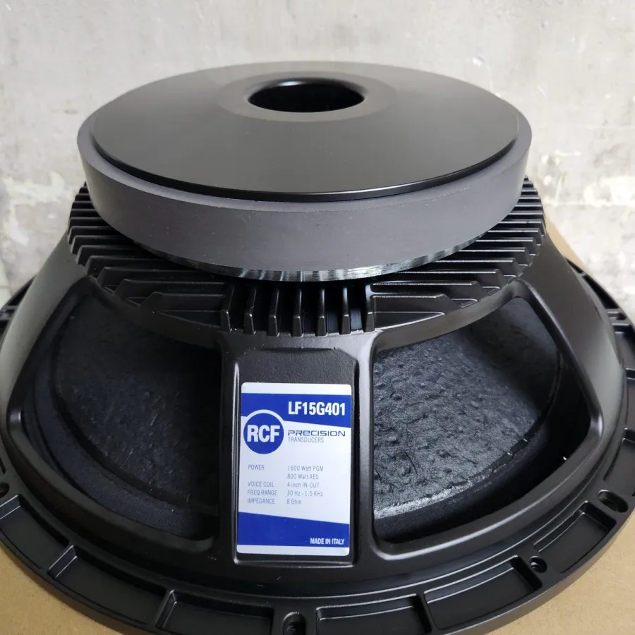 SPEAKER 15 INCI RCF LF15G401/LF15 G401 VOICE COIL 4IN Output