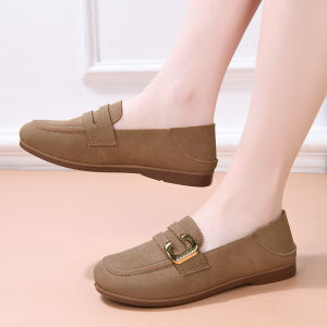 Free Shipping Stylish And Casual Slip-On Shoes For Women New Spring/Autumn Collection Comfortable Flat-Soled Loafers Perfect For Moms