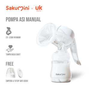 Sakumini Pompa Asi Manual Breast Pump Portable Anti Backflow Hisap Kuat