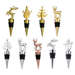 Metal Wine Cork Stopper Decorative Zinc Alloy Champagnes Preserver Leak-proof Bottle Sealing Gadget Kitchen Supplies