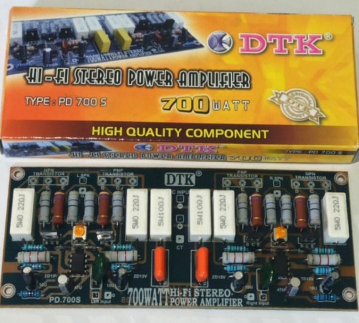 DTK HI-FI STEREO POWER AMPLIFIER 700W PER BIJI | Lazada Indonesia