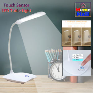 Table LED Light 3 Dimmable Level Cordless Rechargeable Wireless Soft Light White Light Lampu Meja Tanpa Wayar 无线书灯