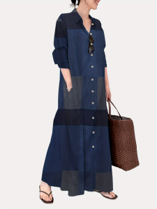 GDTIMA Nada Long Dress Korean Style Gamis Kasual Gamis Kancing Depan Gamis Busui Gamis Bumil Gamis Syari Gamis Motif