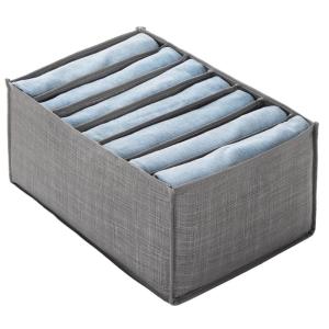 Thuận tiện quần lưu trữ container hiệu quả quần lưu trữ box với nhiều ngăn rương quần áo có thể gập lại tổ chức