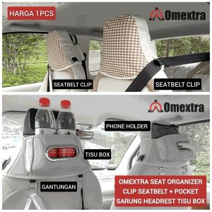 Seatbelt Clip Sarung Jok Wuling Air Ev Tissue Box Gantungan Sabuk Pengaman Wuling Air Ev Kantong Jok Mobil Sarung Headrest Tisu Box Phone Holder Bantal Headrest Wuling Ait Ev Seat Belt Hook Omextra Seat Organizer