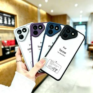 TM Matte Skin Feel Acrylic 2in1 Phone TPU Case for Tecno Spark Go 2 1 Spark 50 40 40C Camon 50 Ultra