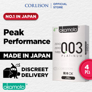 Okamoto 003 Platinum Condoms 4s