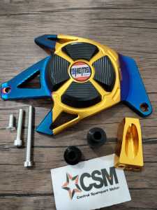 TUTUP COVER PELINDUNG MESIN CVT TWOTONE & COVER GUARD NMAX 2TONE AEROX LEXI FULL CNC