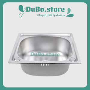 Chậu rửa bát 1 hố Inox nhỏ gọn tiện dụng có xi phông chậu rửa
