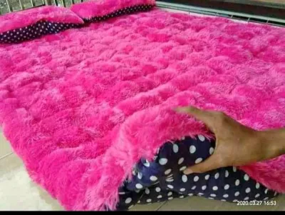 promo kasur gender tebal plus 2 bantal kasur lantai kasur bulu tebal super lembut tebal ukuran 180x140cm