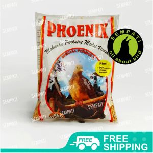 SEMPATI Phoenix Perkutut Pakan Makanan Harian Burung Perkutut Mix Biji Milet Godem Ketan Hitam Jamu Madu Bijian Kemasan Plastik Multivitamin Phoenix MVPKT