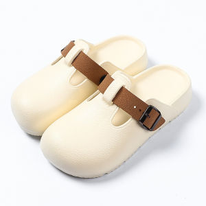 Roxanne Style New Fashion Women Sandals BeachSandals White Clogs For Girls Chunky Sandals DS0107 (ADD 1 SIZE)
