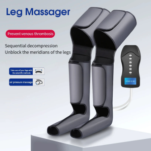Electric Leg Massager Wireless Rechargeable Air Compression Calf Massage Relax Leg 3 Modes 360° Air Pressure Air Bag Leg Massage