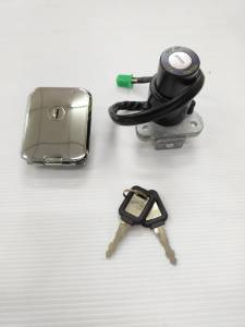 ชุดกุญแจ Kawasaki GTO จีทีโอ สวิตต์คอ+ฝาถัง ดอกกุญแจKawaคาวา2ดอกใขด้วยกัน