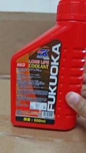 Fukuoka Long Life Coolant (Red) 500ml - Proton Perodua Honda Toyota Hyundai Mitsubishi Mazda