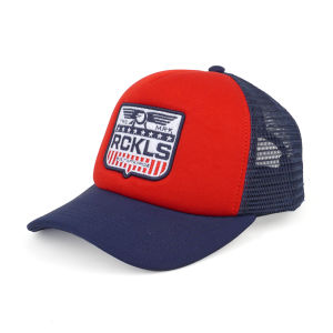 RCKLS. Topi Jaring Pria Distro Original Trucker Eagle Mark Bordir
