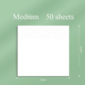 MUSCLEX 50 Sheets 50 Sheets Sticky Notes Transparent Waterproof Note Paper Portable Bookmark Marker