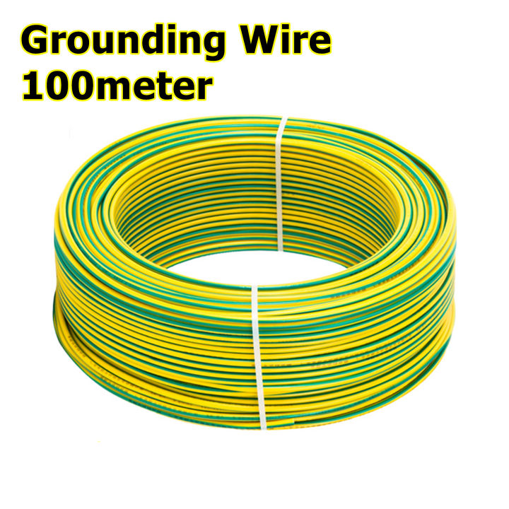 Grounding Wire Green/Yellow Color 100meters 1.5mm 2.5mm 4.0mm 6.0mm
