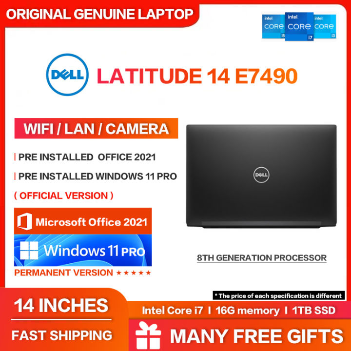 【Dell Laptop】Dell Latitude E7470 E7490/Intel Core i5 i7/14.1in/16G 24G 32GB RAM/256GB 512GB 1TB SSD