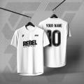 Baju Nama Custom Design Name and Number Football Futsal Jersey. 