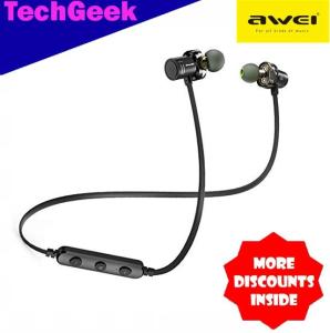 TG Awei X670BL Dual Drivers Magnetic IPX4 Wireless Bluetooth Sports Headset