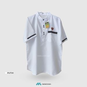 JUMBO Kurta Kemeja Koko Kemko Lengan Pendek Hem Baju Taqwa Moslem Pria Big Size Katun