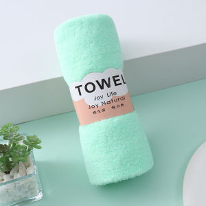Face towel home gift coral fleece towel absorbent face towel bath towel ultra-soft lint-free 5 colors tuala muka Tuala muka bayi dan tuala mandi untuk kanak-kanak