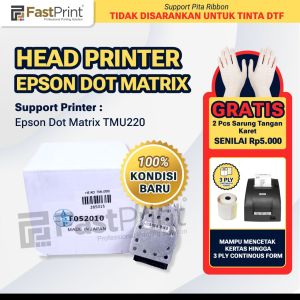 Head Printer Dotmatrix Epson TMU220 Original