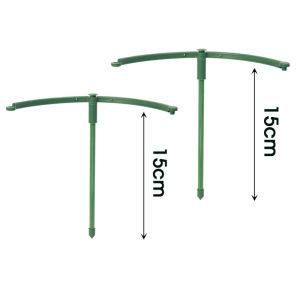 2/4PCS Plastic Plant Support Pile Frame Greenhouse Arrangement Semicircle Fixed Rod Indoor Flower Plant Vine Climbing Bracket