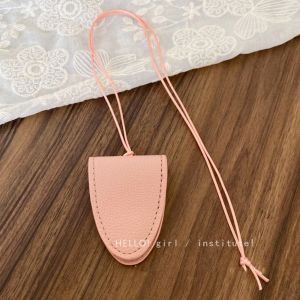 GAOSU Chống thất lạc Kẹp kính từ tính bằng da PU Họa tiết da báo dây chuyền Dây chuyền dài Di động Kẹp kính mắt Dây đeo kính râm Cô gái