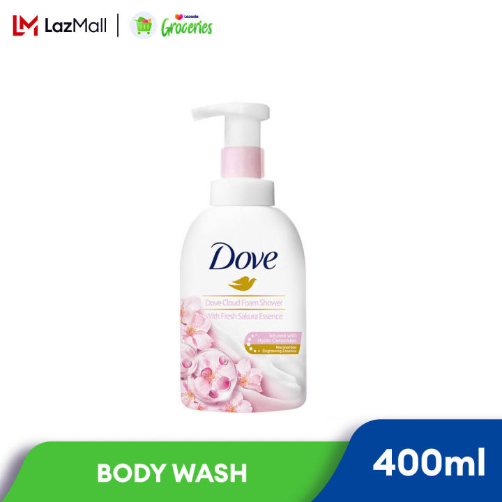 Dove Self Foaming Body Wash Sakura Rich 400ml | Lazada