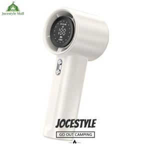 [Jocestyle Mall] Handheld Turbo Fan 100 Speeds Portable Turbo Fan LED Display Electric Cooling Fan Mini Personal Fan for Outdoor Travel