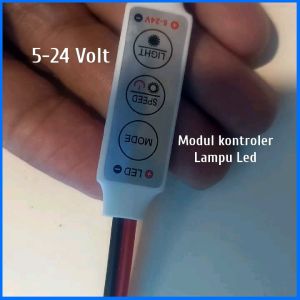 Modul kontroler dimmer lampu led motor mobil kedip strobo 5 -24 Volt alat pengedip lampu 6 mode bisa mode pesawat