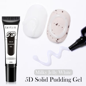 BORN PRETTY LILYCUTE 10ml 5D Candy Solid Pudding Nail UV Gel Tube Nail Design Painting Full Coverage Texture Gel Paint Liner Gel