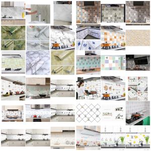 5 Mét Decal Dán Bếp Khổ 60cm Rộng Tráng Nhôm Chịu Nhiệt Có Keo - ĐÁ HOA CƯƠNG